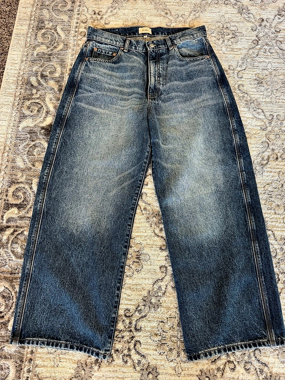 DL1961 DL Vintage High-Rise Wide-Leg Jeans Blue Waist 30. New with tags